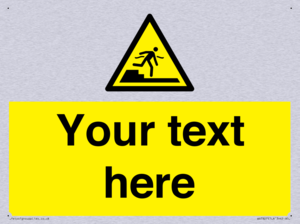 Custom warning Submerged step or steps